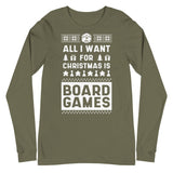 All I Want For Christmas Is Board Games Long Sleeve