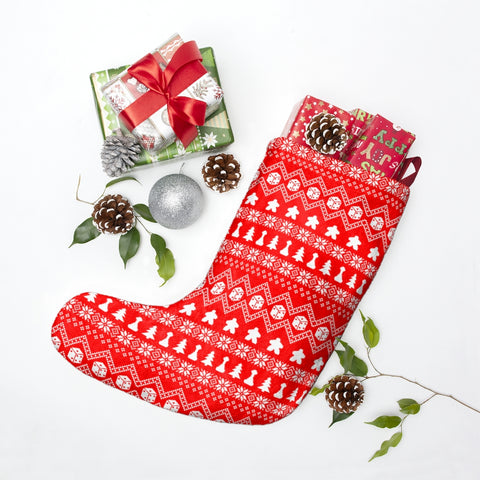 Board Game Christmas Stocking (red)