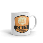 Crit Happens Mug (Orange)