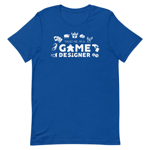 Trust Me, I'm A Game Designer T-Shirt (with icons)